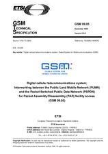 Die Norm ETSI GTS GSM 09.05-V5.0.0 30.12.1996 Ansicht