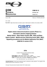 Die Norm ETSI GTS GSM 09.10-V5.2.0 30.11.1997 Ansicht