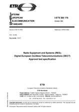 Die Norm ETSI I-ETS 300176-ed.1 21.10.1992 Ansicht