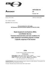 Die Norm ETSI I-ETS 300219-ed.1/Amd.1 15.11.1996 Ansicht