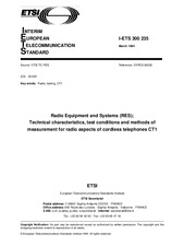 Die Norm ETSI I-ETS 300235-ed.1 12.3.1994 Ansicht