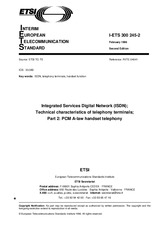 Die Norm ETSI I-ETS 300245-2-ed.2 29.2.1996 Ansicht