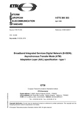 Die Norm ETSI I-ETS 300353-ed.1 15.4.1995 Ansicht