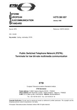 Die Norm ETSI I-ETS 300837-ed.1 30.1.1998 Ansicht