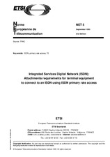 Die Norm ETSI NET 005-ed.2 6.9.1995 Ansicht