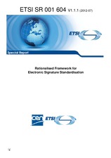 Die Norm ETSI SR 001604-V1.1.1 27.7.2012 Ansicht