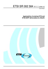 Die Norm ETSI SR 002564-V1.1.1 15.12.2006 Ansicht