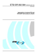 Die Norm ETSI SR 002564-V2.0.0 22.5.2007 Ansicht