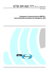 Die Norm ETSI SR 002777-V1.1.1 2.7.2010 Ansicht