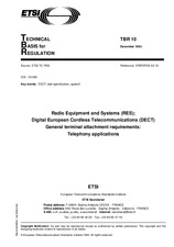 Die Norm ETSI TBR 010-ed.1 27.12.1993 Ansicht