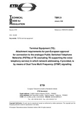 Die Norm ETSI TBR 021-ed.1 31.1.1998 Ansicht