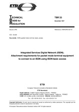 Die Norm ETSI TBR 033-ed.1 31.12.1997 Ansicht