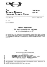 Die Norm ETSI TCRTR 012-ed.1 10.10.1993 Ansicht