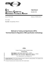 Die Norm ETSI TCRTR 017-ed.1 23.11.1993 Ansicht