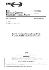 Die Norm ETSI TCRTR 038-ed.1 30.8.1995 Ansicht