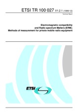 Die Norm ETSI TR 100027-V1.2.1 24.12.1999 Ansicht