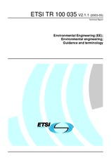 Die Norm ETSI TR 100035-V2.1.1 21.5.2003 Ansicht