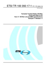 Die Norm ETSI TR 100392-17-1-V1.1.2 22.10.2004 Ansicht