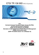 Die Norm ETSI TR 136903-V10.1.0 9.4.2013 Ansicht
