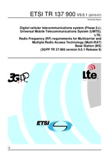 Die Norm ETSI TR 137900-V9.0.1 13.7.2010 Ansicht