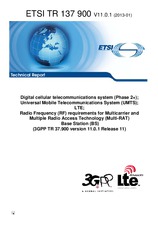 Die Norm ETSI TR 137900-V11.0.1 16.1.2013 Ansicht