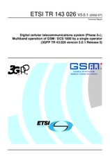 Die Norm ETSI TR 143026-V5.0.1 31.7.2002 Ansicht