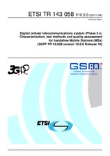 Die Norm ETSI TR 143058-V10.0.0 28.4.2011 Ansicht