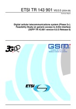 Die Norm ETSI TR 143901-V6.0.0 31.8.2004 Ansicht