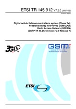 Die Norm ETSI TR 145912-V7.2.0 30.6.2007 Ansicht