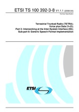 Die Norm ETSI TS 100392-3-8-V1.1.1 3.4.2008 Ansicht