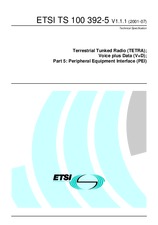 Die Norm ETSI TS 100392-5-V1.1.1 3.7.2001 Ansicht