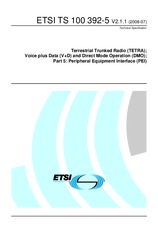 Die Norm ETSI TS 100392-5-V2.1.1 25.7.2008 Ansicht