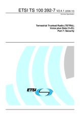 Die Norm ETSI TS 100392-7-V2.4.1 20.10.2006 Ansicht