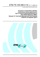 Die Norm ETSI TS 100394-4-12-V1.1.1 27.10.2000 Ansicht