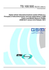 Die Norm ETSI TS 100500-V6.0.0 11.1.1999 Ansicht