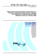 Die Norm ETSI TS 100500-V8.2.1 30.10.2001 Ansicht