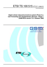 Die Norm ETSI TS 100515-V7.0.1 30.7.1999 Ansicht