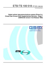 Die Norm ETSI TS 100518-V7.0.0 13.8.1999 Ansicht