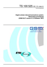 Die Norm ETSI TS 100525-V6.1.0 31.7.1998 Ansicht