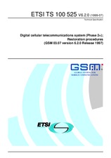 Die Norm ETSI TS 100525-V6.2.0 30.7.1999 Ansicht