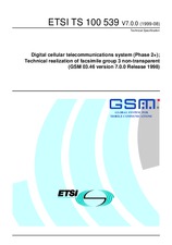 Die Norm ETSI TS 100539-V7.0.0 13.8.1999 Ansicht