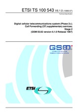 Die Norm ETSI TS 100543-V6.1.0 30.7.1999 Ansicht