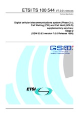 Die Norm ETSI TS 100544-V7.0.0 13.8.1999 Ansicht