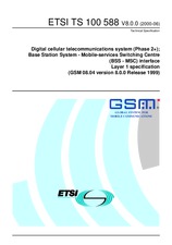 Die Norm ETSI TS 100588-V8.0.0 28.6.2000 Ansicht