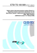 Die Norm ETSI TS 100589-V7.0.1 30.7.1999 Ansicht