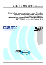 Die Norm ETSI TS 100589-V8.0.1 31.5.2002 Ansicht