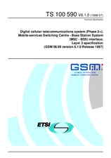 Die Norm ETSI TS 100590-V6.1.0 31.7.1998 Ansicht