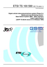 Die Norm ETSI TS 100590-V8.7.0 30.11.2000 Ansicht