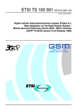 Die Norm ETSI TS 100591-V5.4.0 31.3.2001 Ansicht