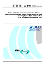 Die Norm ETSI TS 100591-V8.1.0 22.2.2001 Ansicht